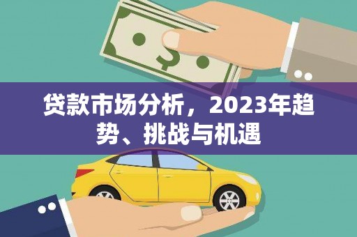 馆陶贷款市场分析，2023年趋势、挑战与机遇