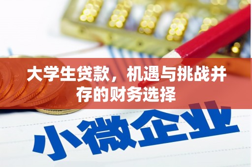 馆陶大学生贷款，机遇与挑战并存的财务选择
