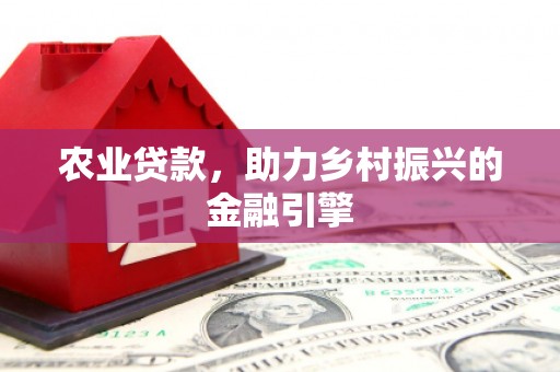 馆陶农业贷款，助力乡村振兴的金融引擎