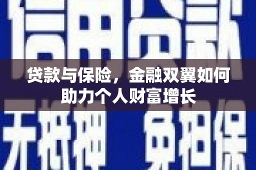 馆陶贷款与保险，金融双翼如何助力个人财富增长