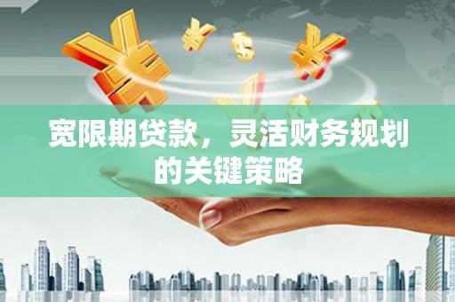 馆陶宽限期贷款，灵活财务规划的关键策略