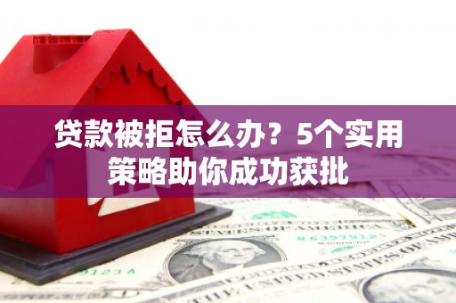 馆陶贷款被拒怎么办？5个实用策略助你成功获批