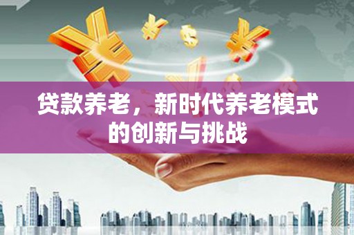 馆陶贷款养老，新时代养老模式的创新与挑战