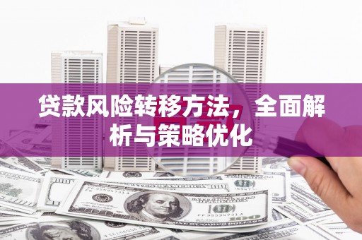 馆陶贷款风险转移方法，全面解析与策略优化