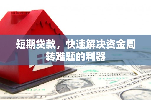 馆陶短期贷款，快速解决资金周转难题的利器