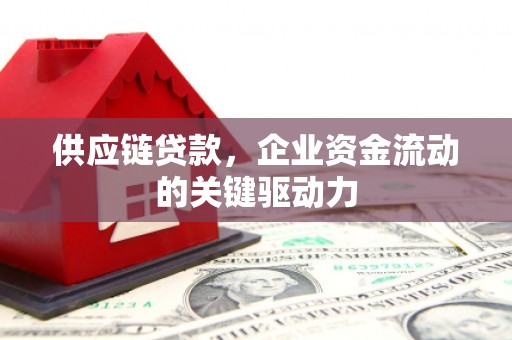 馆陶供应链贷款，企业资金流动的关键驱动力
