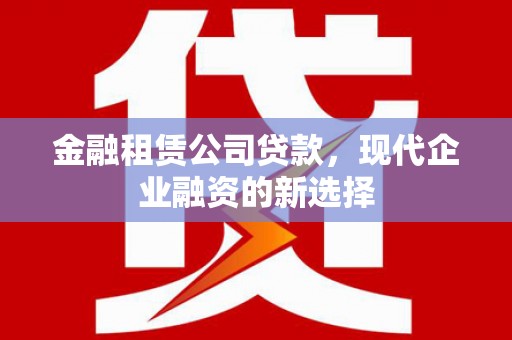 馆陶金融租赁公司贷款，现代企业融资的新选择