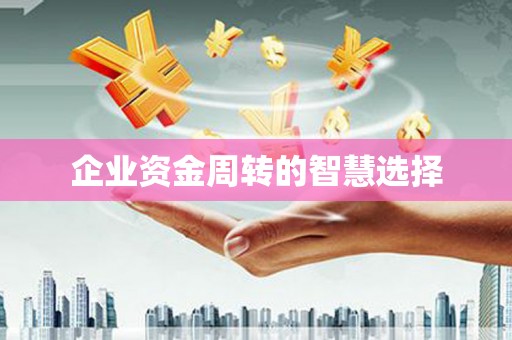 馆陶企业资金周转的智慧选择
