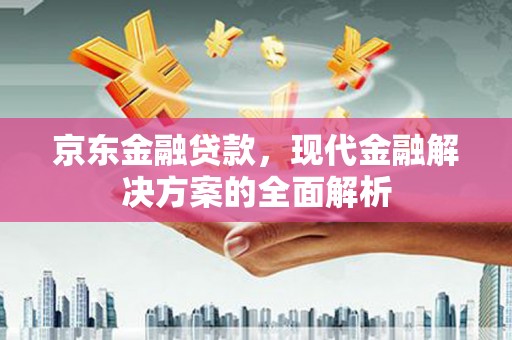 馆陶京东金融贷款，现代金融解决方案的全面解析
