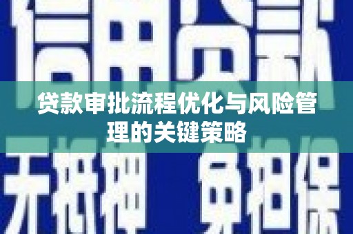 馆陶贷款审批流程优化与风险管理的关键策略
