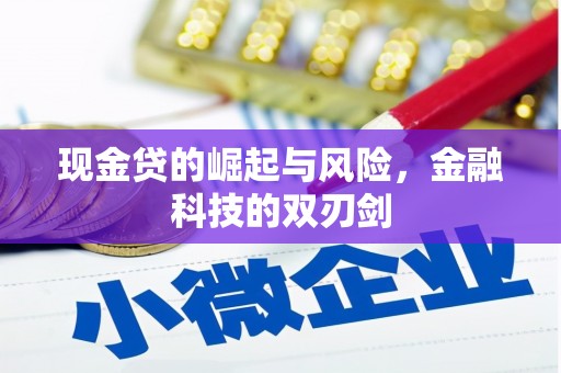 馆陶现金贷的崛起与风险，金融科技的双刃剑