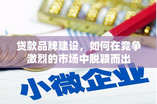 馆陶贷款品牌建设，如何在竞争激烈的市场中脱颖而出