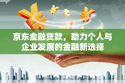 馆陶京东金融贷款，助力个人与企业发展的金融新选择