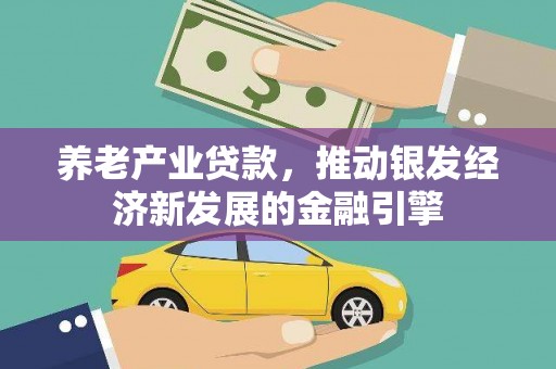 馆陶养老产业贷款，推动银发经济新发展的金融引擎