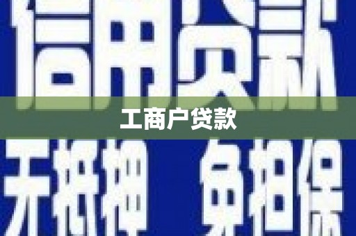 馆陶工商户贷款