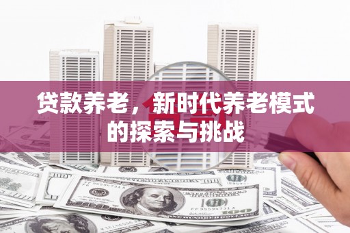 馆陶贷款养老，新时代养老模式的探索与挑战