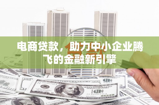 馆陶电商贷款，助力中小企业腾飞的金融新引擎
