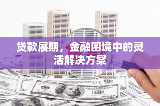 馆陶贷款展期，金融困境中的灵活解决方案