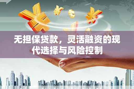 馆陶无担保贷款，灵活融资的现代选择与风险控制
