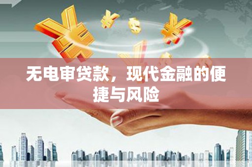 馆陶无电审贷款，现代金融的便捷与风险