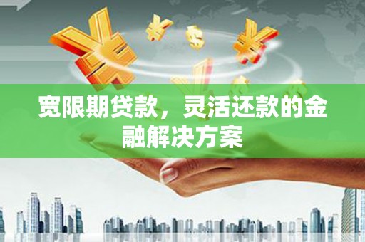 馆陶宽限期贷款，灵活还款的金融解决方案