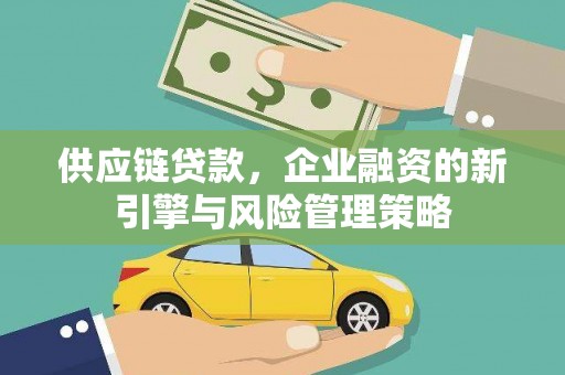 馆陶供应链贷款，企业融资的新引擎与风险管理策略