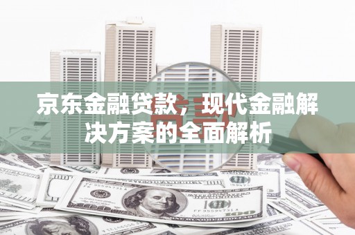 馆陶京东金融贷款，现代金融解决方案的全面解析