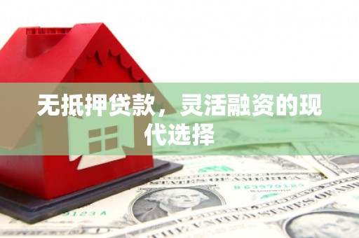 馆陶无抵押贷款，灵活融资的现代选择