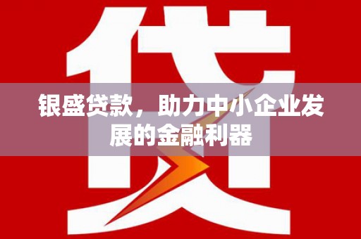 馆陶银盛贷款，助力中小企业发展的金融利器