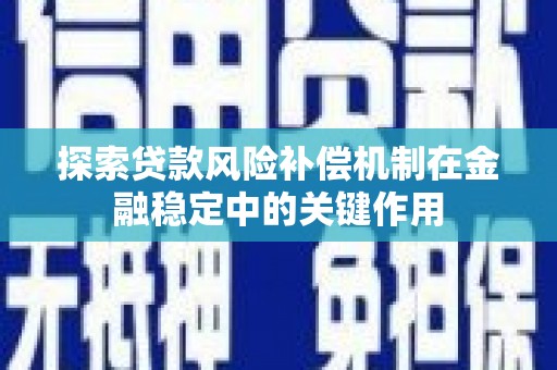 馆陶探索贷款风险补偿机制在金融稳定中的关键作用