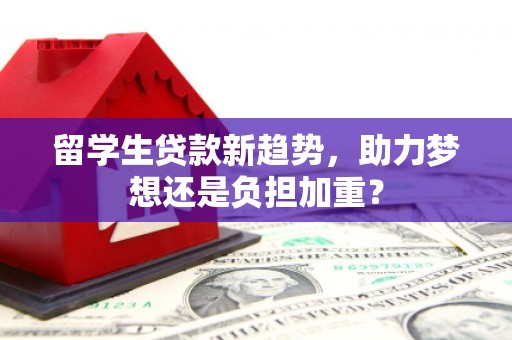 馆陶留学生贷款新趋势，助力梦想还是负担加重？
