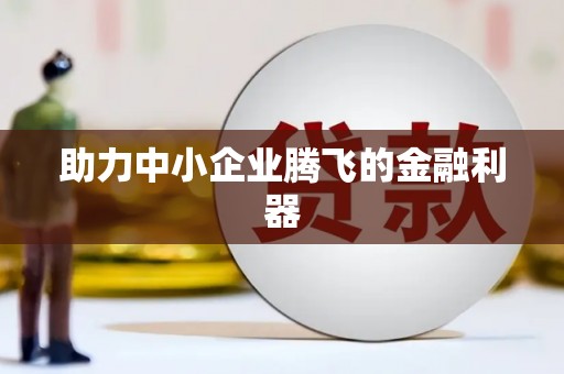 馆陶助力中小企业腾飞的金融利器
