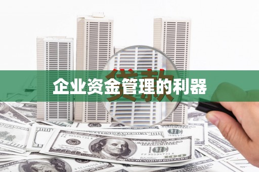 馆陶企业资金管理的利器